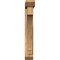 Ekena Millwork Imperial Slat Smooth Bracket w/ Offset Brace, Western Red Cedar, 5 1/2"W x 26"D x 38"H BKT0604X26X38IMP06SWR - alternate 3